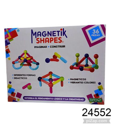 Imagen de MAGNETIK SHAPES 36PZAS 3.26